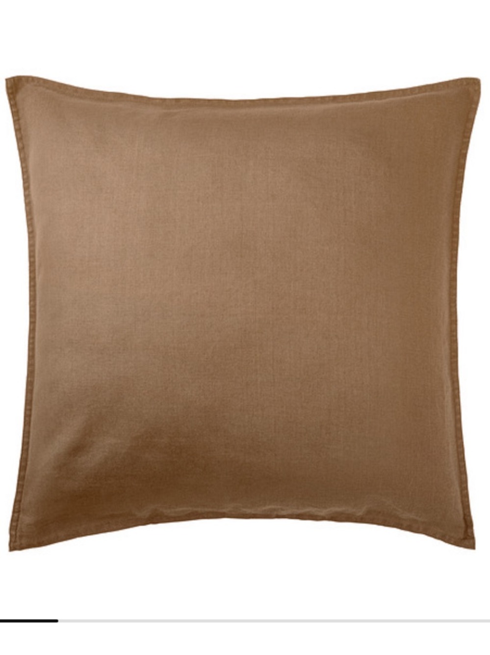 Brown Decorative 100% Linen Pillow Cover 26” x 26”- Home Bedding